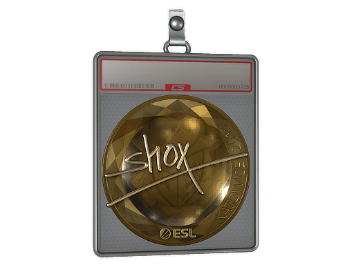 Sticker Slab | shox (Gold) | Katowice 2019