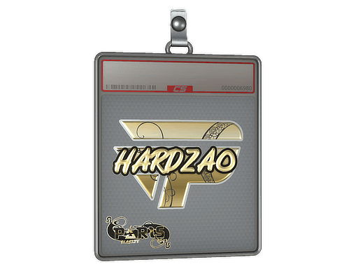 Sticker Slab | hardzao (Gold) | Paris 2023