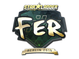 Sticker | fer (Gold) | Berlin 2019