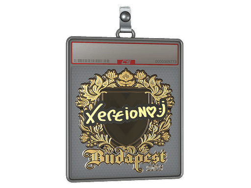 Sticker Slab | xertioN (Gold) | Budapest 2025