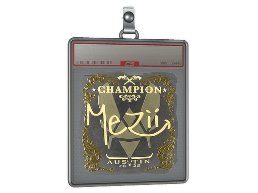 Sticker Slab | mezii (Gold, Champion) | Austin 2025
