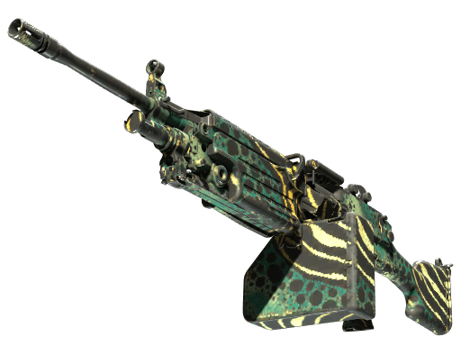 M249 | Emerald Poison Dart - Field-Tested