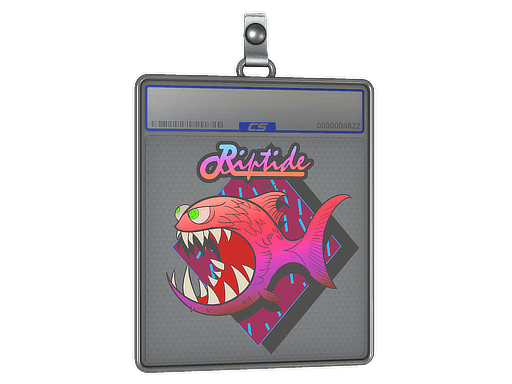 Sticker Slab | Pink Jaggyfish