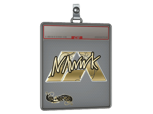 Sticker Slab | nawwk (Gold) | Paris 2023