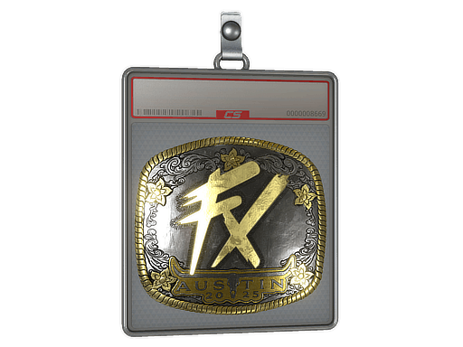 Sticker Slab | Fluxo (Gold) | Austin 2025