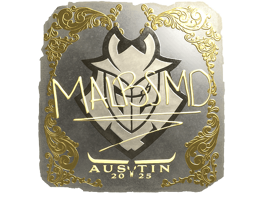 Sticker | malbsMd (Gold) | Austin 2025