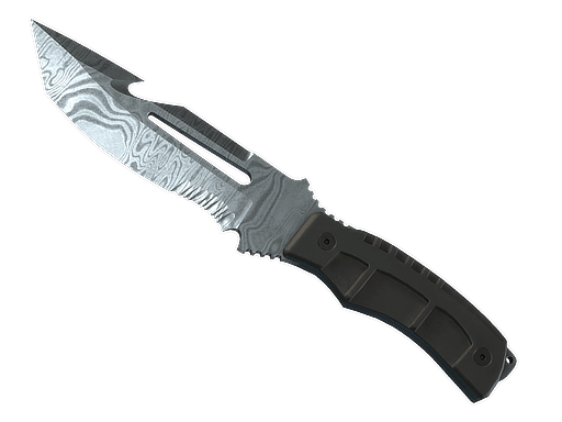 ★ Survival Knife | Damascus Steel - Field-Tested