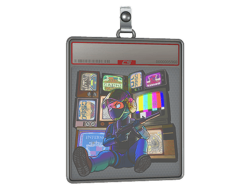 Sticker Slab | TV Installation (Lenticular)