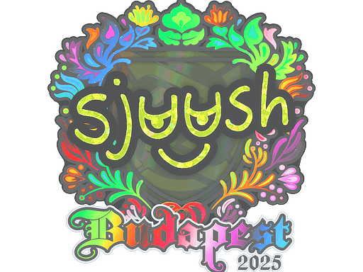Sticker | sjuush (Holo) | Budapest 2025