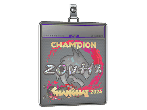 Sticker Slab | zont1x (Glitter, Champion) | Shanghai 2024