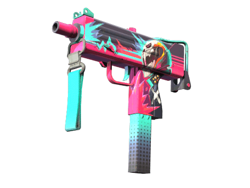 MAC-10 | Neon Rider - Field-Tested