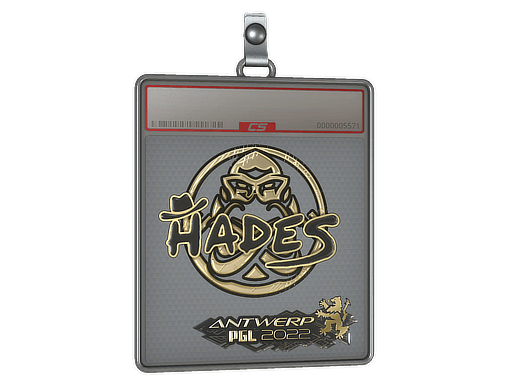 Sticker Slab | hades (Gold) | Antwerp 2022