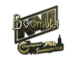 Sticker | Boombl4 (Gold) | Stockholm 2021