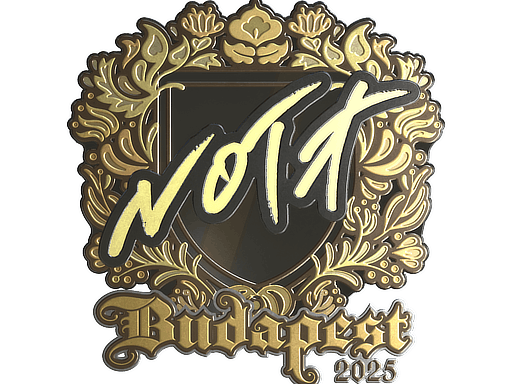 Sticker | nota (Gold) | Budapest 2025
