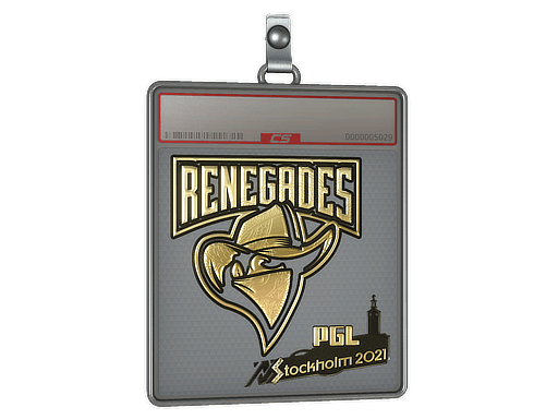Sticker Slab | Renegades (Gold) | Stockholm 2021