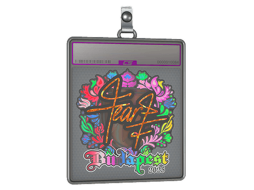 Sticker Slab | fEAR (Holo) | Budapest 2025