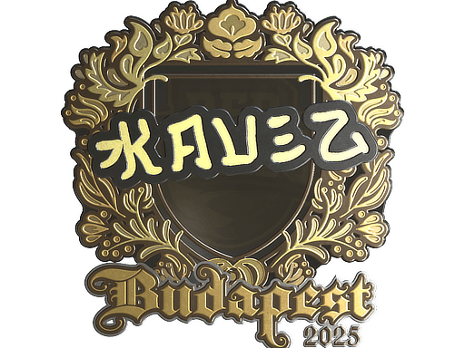 Sticker | kauez (Gold) | Budapest 2025