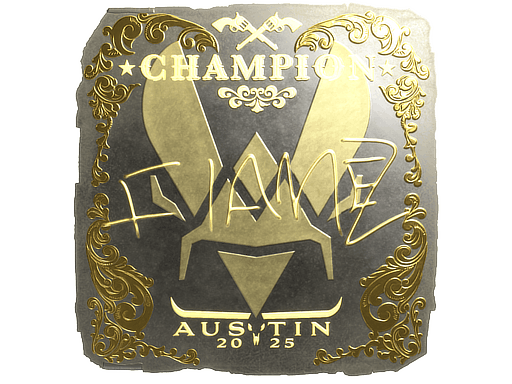 Sticker | FlameZ (Gold, Champion) | Austin 2025