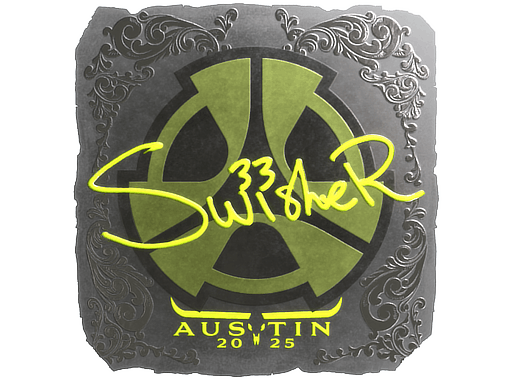 Sticker | Swisher (Foil) | Austin 2025