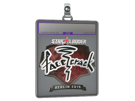 Sticker Slab | facecrack (Foil) | Berlin 2019