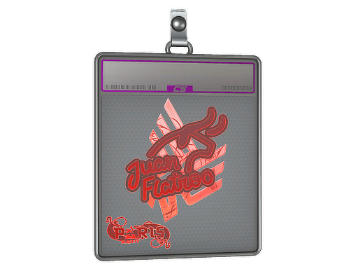 Sticker Slab | juanflatroo (Holo) | Paris 2023