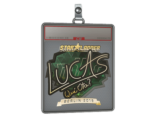 Sticker Slab | LUCAS1 (Gold) | Berlin 2019