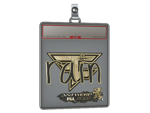 Sticker Slab | rain (Gold) | Antwerp 2022