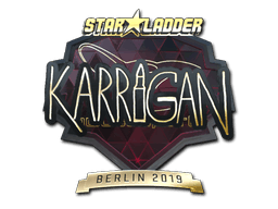 Sticker | karrigan (Gold) | Berlin 2019