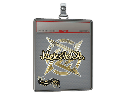 Sticker Slab | Aleksib (Gold) | Paris 2023