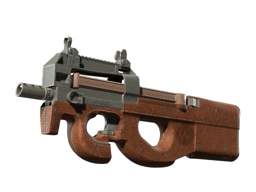 P90 | Leather - Battle-Scarred