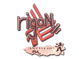 Sticker | rigoN (Holo) | Antwerp 2022
