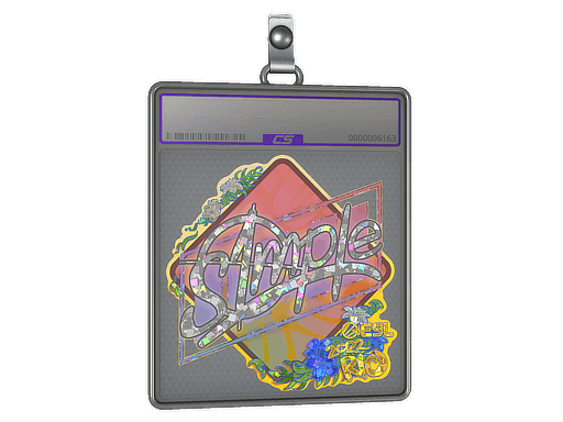 Sticker Slab | s1mple (Glitter) | Rio 2022