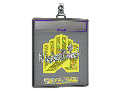 Sticker Slab | NickelBack (Glitter) | Copenhagen 2024