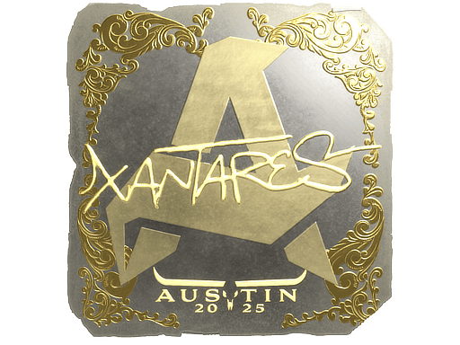 Sticker | XANTARES (Gold) | Austin 2025