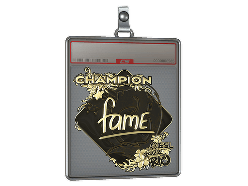 Sticker Slab | fame (Gold, Champion) | Rio 2022