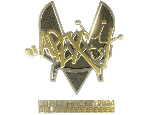 Sticker | apEX (Gold) | Copenhagen 2024