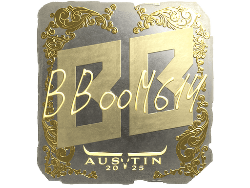 Sticker | Boombl4 (Gold) | Austin 2025