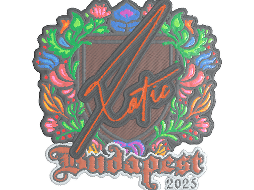 Sticker | XotiC (Embroidered) | Budapest 2025