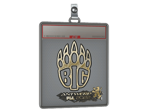 Sticker Slab | BIG (Gold) | Antwerp 2022