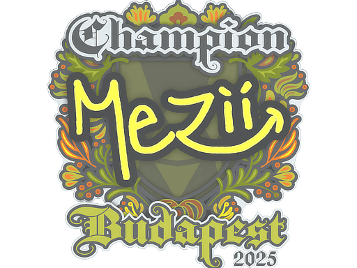 Sticker | mezii (Champion) | Budapest 2025