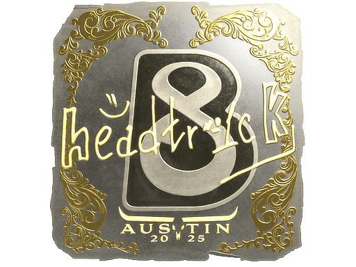 Sticker | headtr1ck (Gold) | Austin 2025