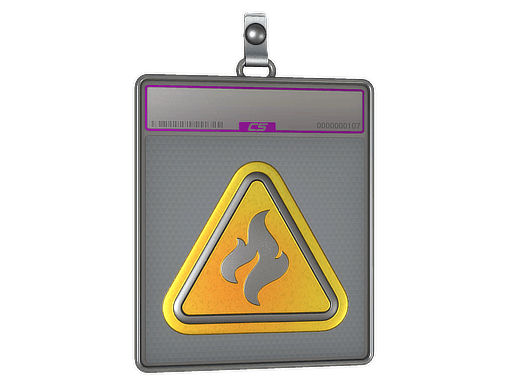 Sticker Slab | Flammable (Foil)