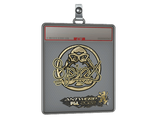 Sticker Slab | Spinx (Gold) | Antwerp 2022