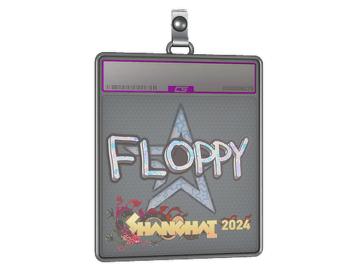 Sticker Slab | floppy (Holo) | Shanghai 2024