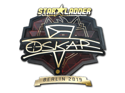 Sticker | oskar (Gold) | Berlin 2019