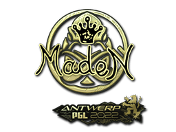 Sticker | maden (Gold) | Antwerp 2022