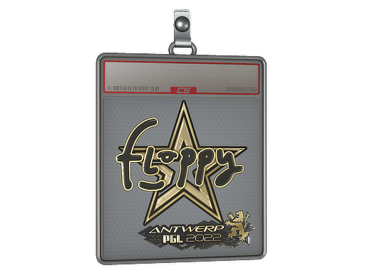 Sticker Slab | floppy (Gold) | Antwerp 2022