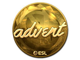 Sticker | advent (Gold) | Katowice 2019