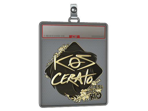 Sticker Slab | KSCERATO (Gold) | Rio 2022