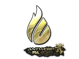 Sticker | Copenhagen Flames (Gold) | Antwerp 2022